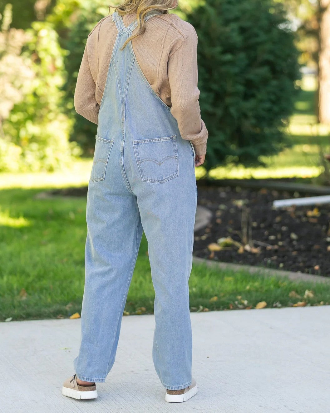 Light Wash Denim Overalls